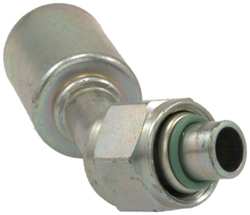 Four Seasons 45 Degree Female O-Ring Long Pilot, Steel, Standard Dia. Beadlock A/C Fitting 14218