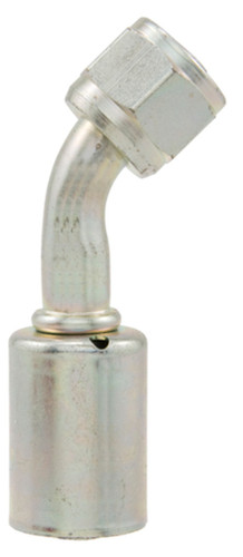 Four Seasons 45 Degree Female O-Ring Long Pilot, Steel, Standard Dia. Beadlock A/C Fitting 14218