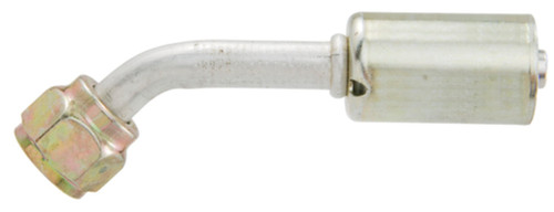 Four Seasons 45 Degree Female O-Ring, Aluminum, Standard Diameter Beadlock, A/C Fitting 14106