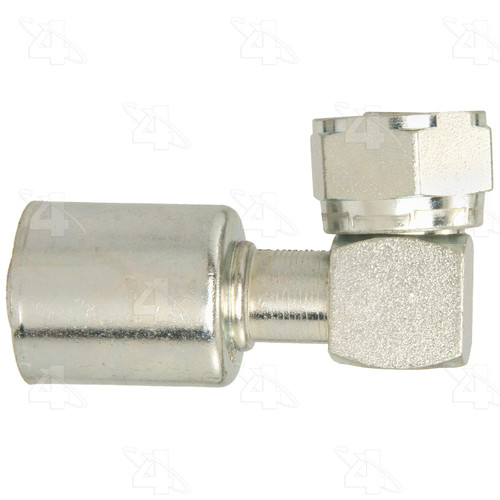 Four Seasons 90 Degree Female O-Ring Short Drop, Steel, Standard Dia. Beadlock A/C Fitting 15212