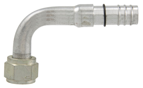 Four Seasons 90 Degree Female O-Ring, Aluminum, Standard Diameter Barb and Clamp, A/C Fitting for 2019 Audi 3.0L (Q7) 13612