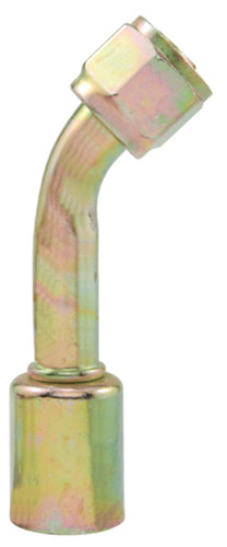 Four Seasons 45 Degree Female O-Ring Long Pilot, Steel, Standard Dia. Beadlock A/C Fitting 14220