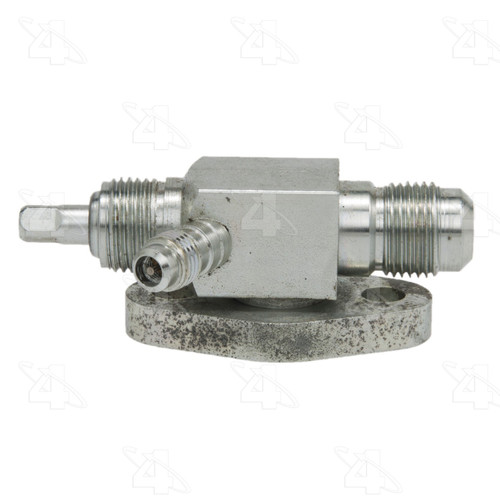 Four Seasons 90 Degree Flange to Male Flare w/ R12 Service Port, Steel, Adapter, A/C Fitting 12788