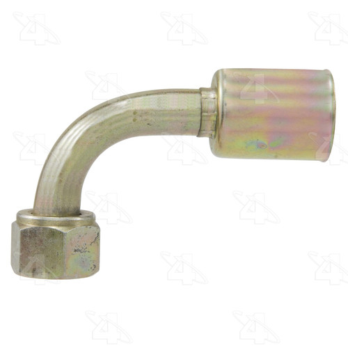Four Seasons 90 Degree Female O-Ring Long Pilot, Steel, Standard Dia. Beadlock A/C Fitting 14320