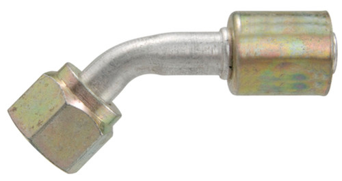 Four Seasons 45 Degree Female O-Ring, Aluminum, Standard Diameter Beadlock, A/C Fitting 14112