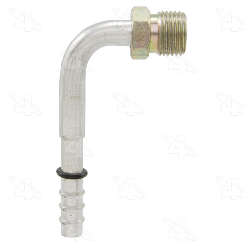 Four Seasons 90 Degree Male Insert O-Ring, Aluminum, Std. Dia. Barb and Clamp, A/C Fitting 13826