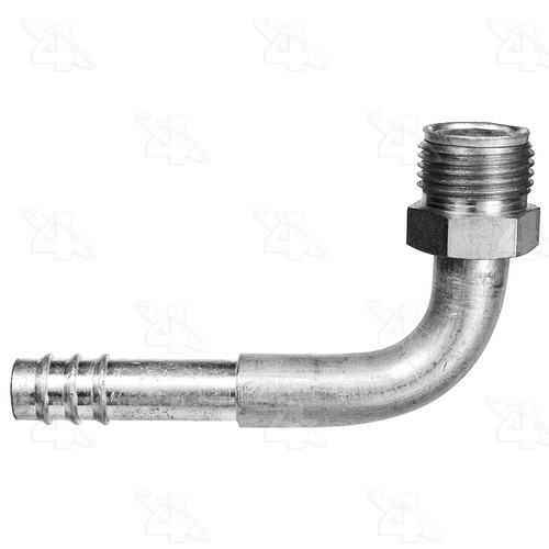 Four Seasons 90 Degree Male Insert O-Ring, Aluminum, Std. Dia. Barb and Clamp, A/C Fitting 13830
