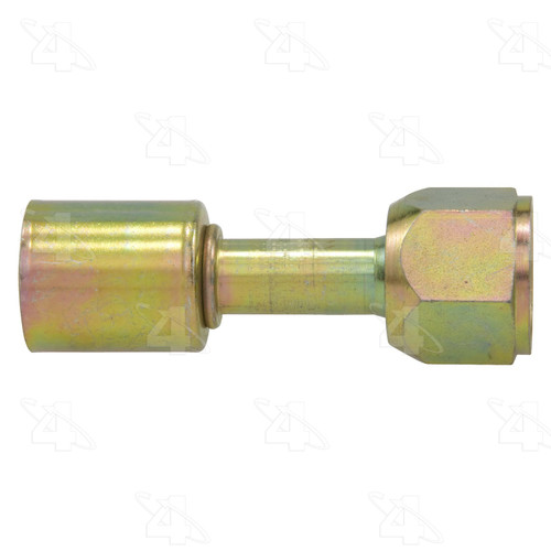 Four Seasons Straight Female O-Ring Long Pilot, Steel, Standard Diameter Beadlock A/C Fitting 14412