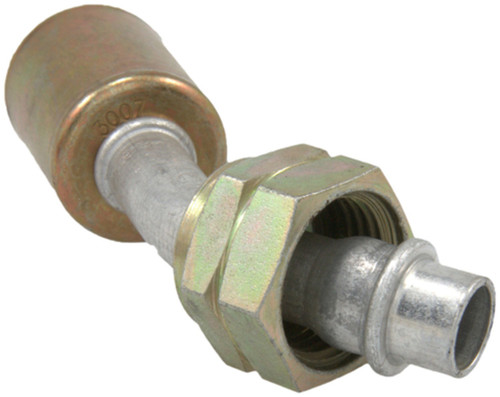 Four Seasons 45 Degree Female Metric O-Ring, Aluminum, Standard Dia. Beadlock, A/C Fitting 14540