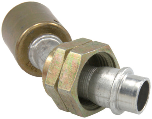 Four Seasons 45 Degree Female Metric O-Ring, Aluminum, Standard Dia. Beadlock, A/C Fitting for 1986 Jeep 4.2L (CJ7) 14572