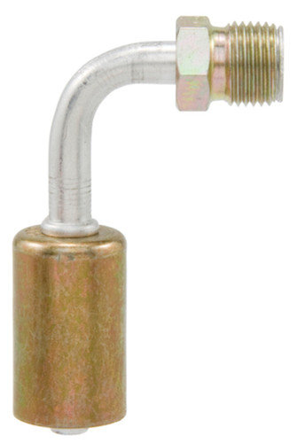 Four Seasons 90 Degree Male Insert O-Ring, Aluminum, Standard Diameter Beadlock, A/C Fitting 15826