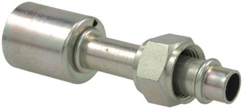 Four Seasons Straight Female O-Ring Long Pilot, Steel, Standard Diameter Beadlock A/C Fitting 16422