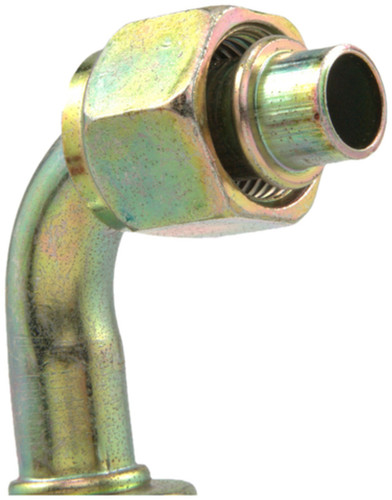 Four Seasons 90 Degree Female O-Ring Long Pilot, Steel, Standard Dia. Beadlock A/C Fitting 16612