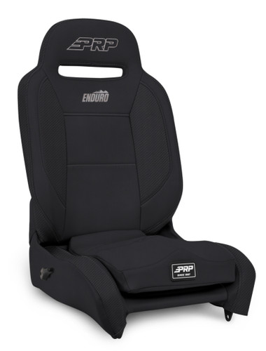 PRP Enduro Elite Reclining Suspension Seat (Driver Side)- Black Vinyl/Black