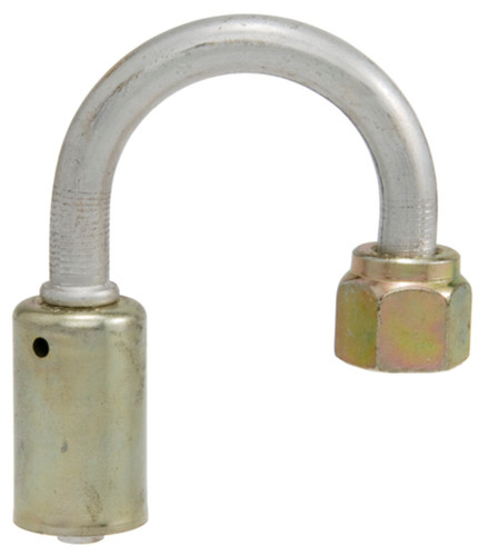 Four Seasons 180 Degree Female O-Ring, Aluminum, Standard Diameter Beadlock, A/C Fitting 17216