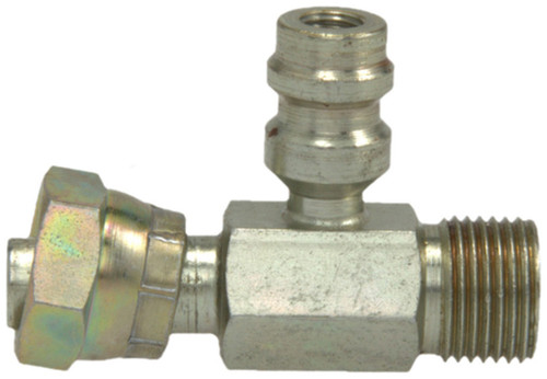 Four Seasons Female O-Ring to Male Insert O-Ring with R134a Service Port, Steel, Adapter 17232