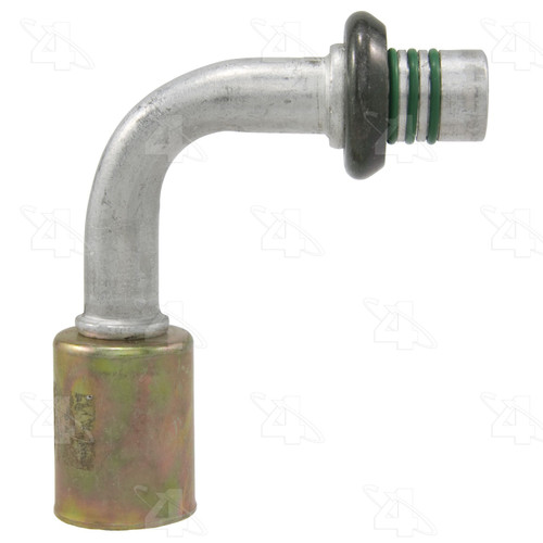 Four Seasons 90 Degree Male Springlock, Aluminum, Standard Diameter Beadlock, A/C Fitting 17910