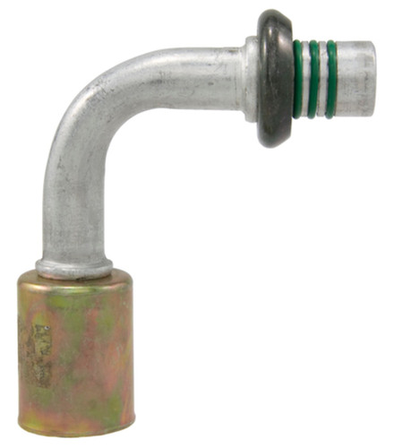 Four Seasons 90 Degree Male Springlock, Aluminum, Standard Diameter Beadlock, A/C Fitting 17910