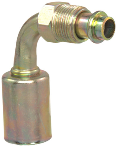 Four Seasons 90 Degree Male O-Ring Short Pilot, Steel, Standard Diameter Beadlock A/C Fitting 18908