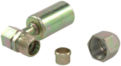 Four Seasons 90 Degree Compression, Steel, Standard Diameter Beadlock, A/C Fitting 17876
