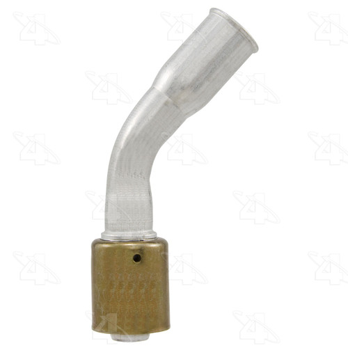 Four Seasons 45 Degree Female Springlock, Aluminum, Standard Diameter Beadlock, A/C Fitting 17932