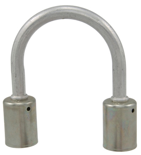 Four Seasons 180 Degree Splicer, Aluminum, Standard Diameter Beadlock, A/C Fitting for 1998-2003 Dodge 4.7L 5.9L (Durango) 17208