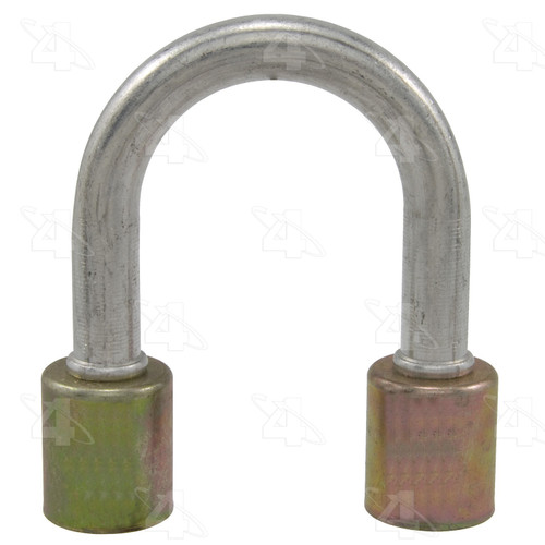 Four Seasons 180 Degree Splicer, Aluminum, Standard Diameter Beadlock, A/C Fitting for 1994-2009 Dodge/Ford 5.7L 3.8L (Ram 2500, Mustang)