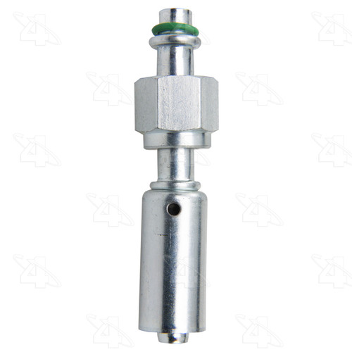 Four Seasons Straight Female O-Ring Long Pilot, Steel, Reduced Diameter Beadlock A/C Fitting 18046