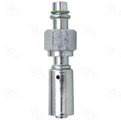 Four Seasons Straight Female O-Ring Long Pilot, Steel, Reduced Diameter Beadlock A/C Fitting 18058