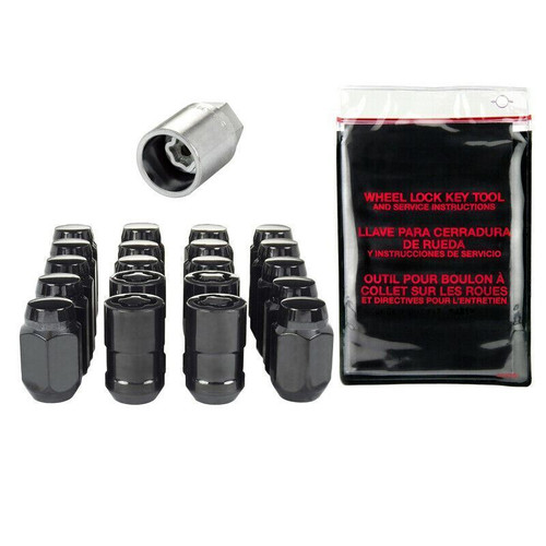 McGard Cone Seat Exposed Style Wheel Installation Kit-Black | 84558