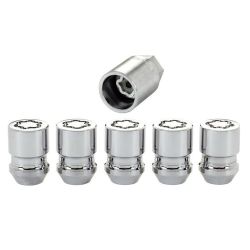 McGard Cone Seat Exposed Style Wheel Locks-Chrome-5 Lock Set | 24557