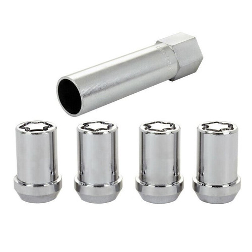 McGard Tuner Style Cone Seat Wheel Locks-Chrome | 25254