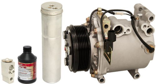 Four Seasons Complete Air Conditioning Kit w/ New Compressor for 2004-2012 Mitsubishi 2.4L (Eclipse, Endeavor, Galant) 4187NK