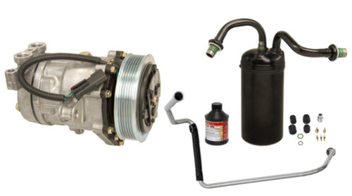 Four Seasons Complete Air Conditioning Kit w/ New Compressor for 2002 Dodge 4.7L (Ram 1500) 5536NK