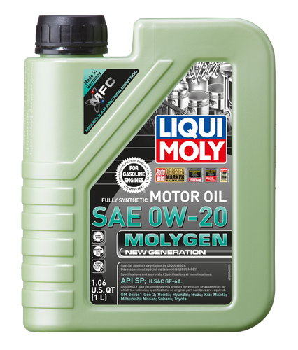 LIQUI MOLY 1L Molygen New Generation 0W20 - Case of 6