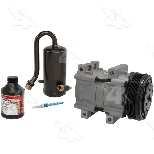 Four Seasons Complete Air Conditioning Kit w/ New Compressor for 1990-1993 Ford 5.0L 5.8L (Bronco, F-150, F-200, F-250) 5857NK