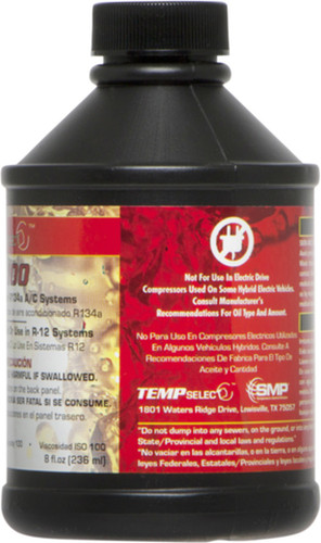 Four Seasons 8 oz. Bottle Premium PAG 100 Oil for R134a for 1992-2018 BMW/Chevrolet/Chrysler 2.5L 2.4L (318i, 318is, 318ti, 323Ci) 59002
