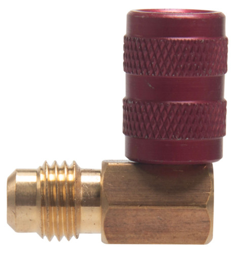 Four Seasons R12 90 Degree 1/4MFx3/16FF - Swivel A/C Service Adapter 59617