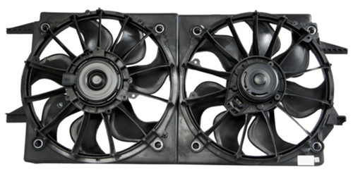 Four Seasons Radiator / Condenser Fan Motor Assembly for 1997-2004 Chevrolet/Oldsmobile (Malibu, Vectra, Alero, Cutlass) 75236