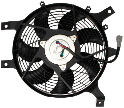 Four Seasons Condenser Fan Motor Assembly for 2001-2004 Nissan 3.3L (Frontier, Xterra) 75355