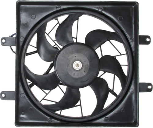 Four Seasons Radiator Fan Motor Assembly for 1990-1994 Hyundai/Mitsubishi (Excel, Scoupe, Precis) 75500