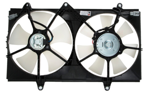 Four Seasons Radiator / Condenser Fan Motor Assembly for 1998-2002 Chevrolet/Toyota (Prizm, Corolla) 75250