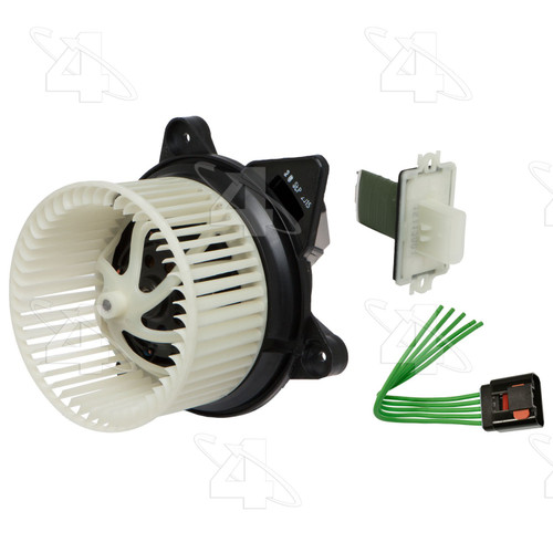 Four Seasons Complete Blower Motor/Resistor/Connector Kit for 2004-2009 Chrysler/Dodge (Aspen, Durango) 75835BRK1
