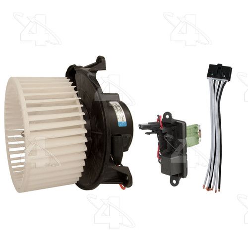Four Seasons Complete Blower Motor/Resistor/Connector Kit for 2003-2007 Cadillac/Chevrolet/GMC 75886BRK1