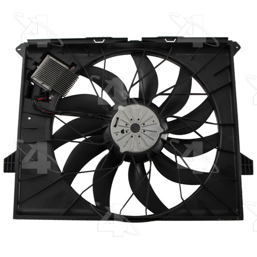 Four Seasons Radiator Fan Motor Assembly for 2007-2012 Mercedes-Benz 5.5L 3.0L (GL320, GL350, GL450, GL500) 75924