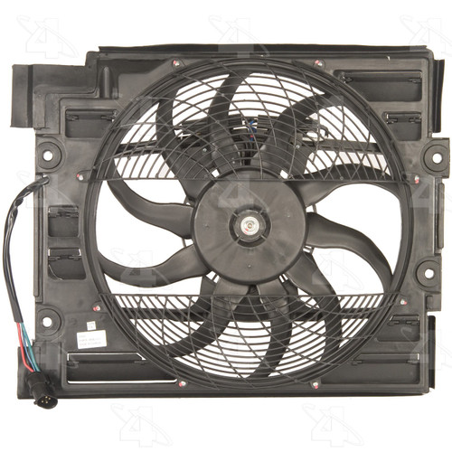 Four Seasons Condenser Fan Motor Assembly for 1997-1998 BMW (528i, 540i) 76069