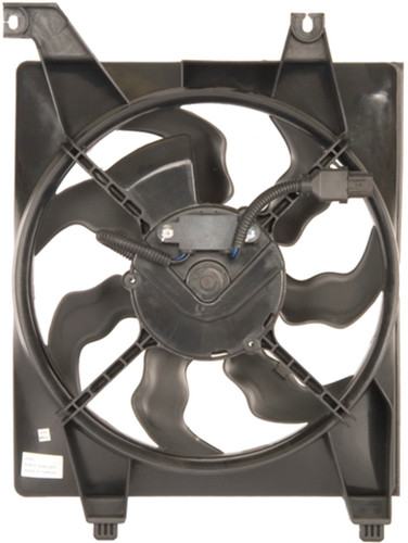 Four Seasons Condenser Fan Motor Assembly for 2007-2010 Hyundai (Accent) 76086
