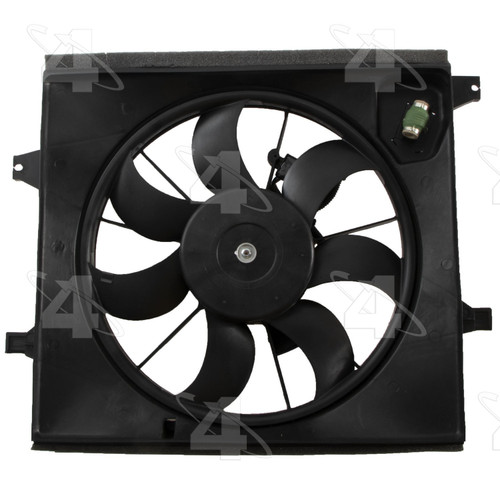 Four Seasons Radiator Fan Motor Assembly for 2010-2011 Kia 1.6L (Soul) 76400