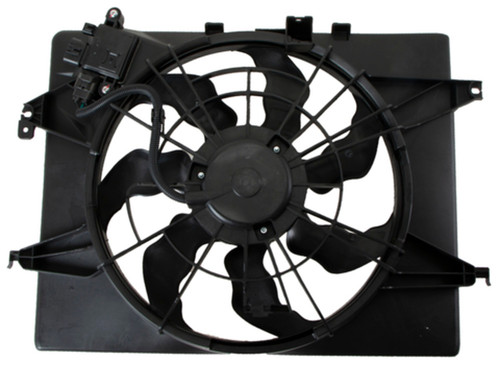 Four Seasons Radiator Fan Motor Assembly for 2013-2016 Hyundai/Kia 2.4L (Sonata, Optima) 76381