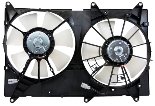 Four Seasons Radiator / Condenser Fan Motor Assembly for 1999-2007 Lexus/Toyota 3.0L 2.4L (RX300, Highlander) 76223
